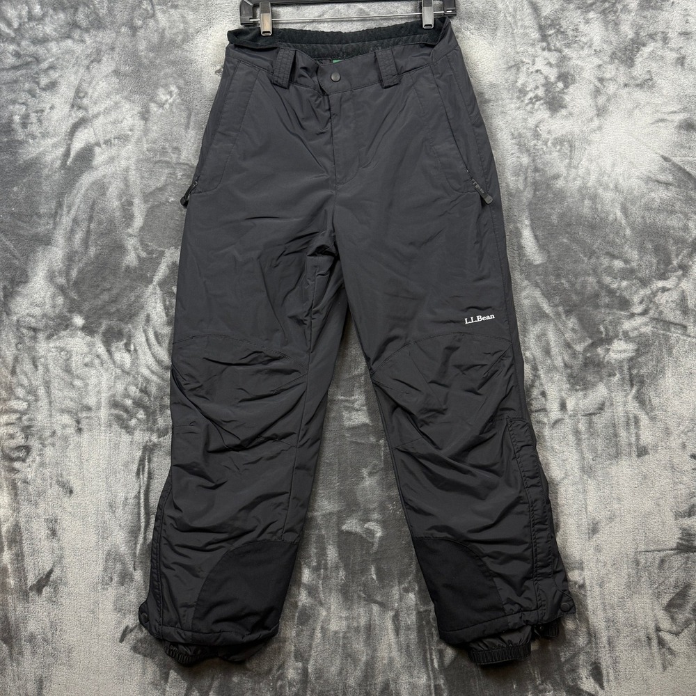 LL Bean Snow Pants Womens S Black Insulated Ski Winter Trousers 0GGA2